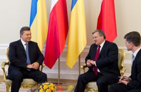 Виктор Янукович и Бронислав Коморовский