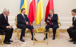 Виктор Янукович и Бронислав Коморовский