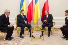 Виктор Янукович и Бронислав Коморовский