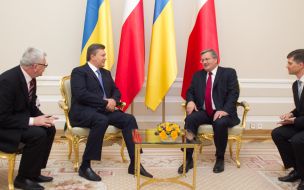 Виктор Янукович и Бронислав Коморовский