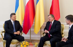 Виктор Янукович и Бронислав Коморовский