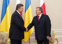 Виктор Янукович и Бронислав Коморовский