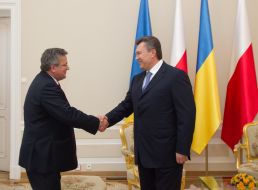 Виктор Янукович и Бронислав Коморовский