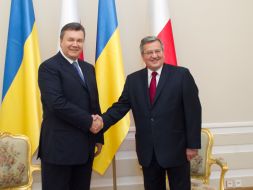 Виктор Янукович и Бронислав Коморовский