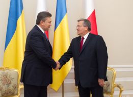 Виктор Янукович и Бронислав Коморовский