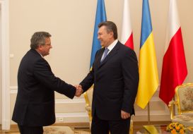 Виктор Янукович и Бронислав Коморовский