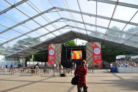 The fan-area of Euro-2012 in Lvov