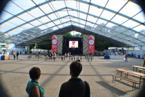 The fan-area of Euro-2012 in Lvov
