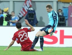 Manuel Neuer and Helder Postilga
