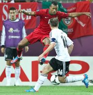 Philipp Lahm and Nani