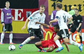 Holger Badstuber, Philipp Lahm and Nani