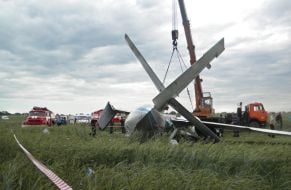 Broken airplane