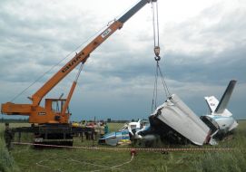 Broken airplane