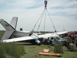 Broken airplane