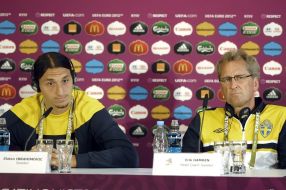 Zlatan Ibrahimovic and Erik Hamren
