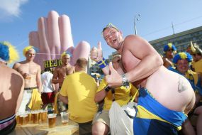 Swedish football fans