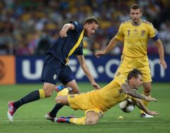 Andriy Voronin and Andriy Shevchenko