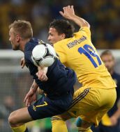 Yevhen Konoplyanka and Sebastian Larsson