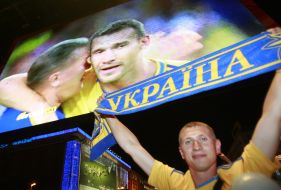 Болельщик сборной Украины по футболу