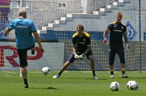 Erik Hamren and Andreas Isaksson