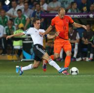 Arjen Robben and Philipp Lahm