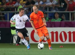 Arjen Robben and Philipp Lahm