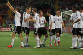 Players of the team of Germany