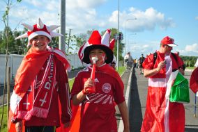 Fans of Denmark national football team