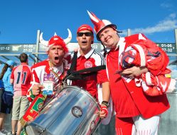 Fans of Denmark national football team