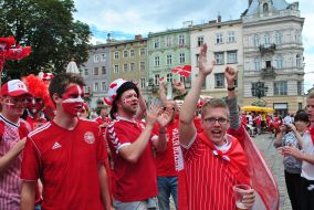 Fans of Denmark national football team