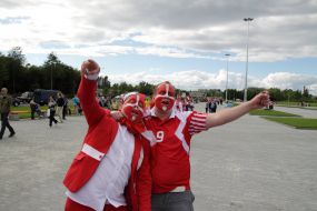 Fans from Denmark