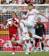 Christian Eriksen and Miguel Veloso                        