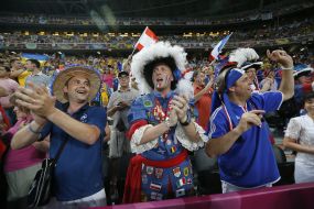 Fans of the team of France 