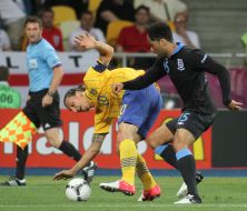 Zlatan Ibrahimovic and Joleon Lescott