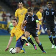 Kim Kallstrom and Steven Gerrard