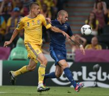 Yevhen Khacheridi and Karim Benzema