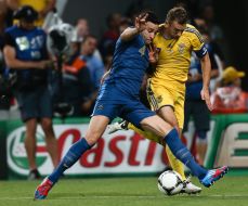 Andriy Shevchenko and Adil Rami