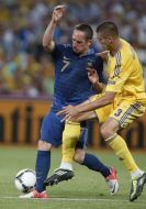 Yevhen Khacheridi and Franck Ribery