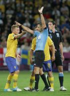 Soccer. Euro 2012. Group D. Sweden vs. England
