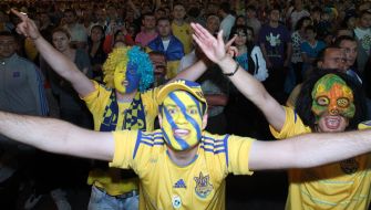 Sweden soccer fans