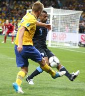 Olof Mellberg and Ashley Cole