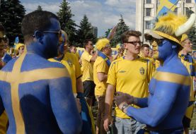 Fans of Sweden national football team