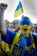 Fan of the Ukrainian national football team