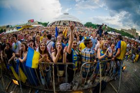 Fan of the Ukrainian national football team