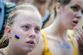 Fan of the Ukrainian national football team
