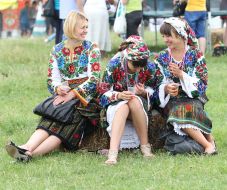Participants of the ethnographic festival