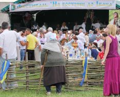 Participants of the ethnographic festival
