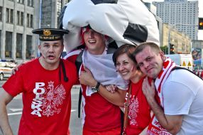 Poland soccer team fans