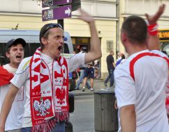 Poland soccer team fans