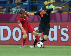 Fabio Coentraos and Klaas-Jan Huntelaar